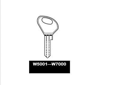 Silverline L&F cabinet locker desk keys to code W SERIES, 95, SERIES & 92 SERIES