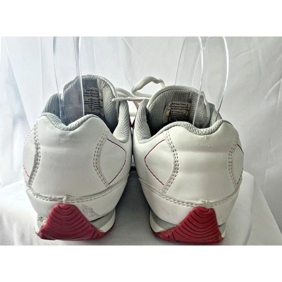 Curves para Mujer Retro Entrenamiento Tenis Zapatos Tenis Tenis Mujer 8 Rojo Blanco Caminar Foto 3 de 4