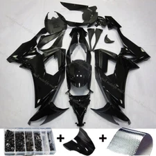 Gloss Black Fairing Kit w/ Bolt for Kawasaki Ninja ZX-10R 2008-2010 10R ABS Body