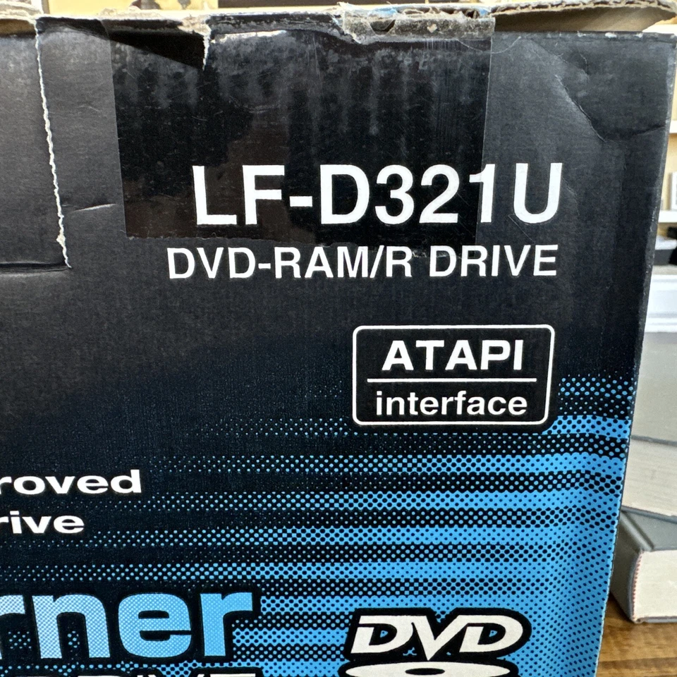 VINTAGE Panasonic LF-D321U DVD Burner in Original Box & Manual DVD-Ram/R Drive - Image 2 of 4