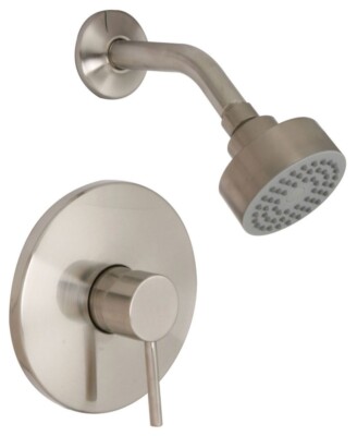 New Box! Huntington Brass Euro Shower Trim Kit P6180202 PVD Satin NIckel Finish