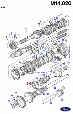 1985-1991 Original Ford Fiesta Escort Sierra Transit Gearbox