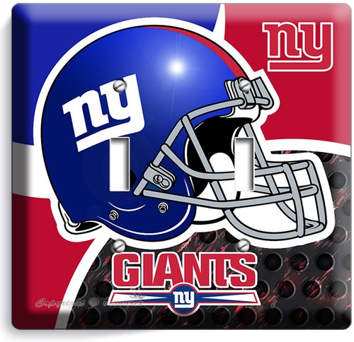 NEW YORK GIANTS NY FOOTBALL TEAM LIGHT SWITCH OUTLET WALL PLATES MAN CAVE DECOR - Picture 7 of 34