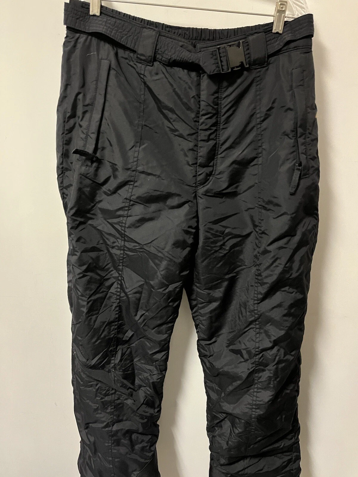 Women’s Columbia Sportswear F8 SL 8380 Ski Snow Pants Size L Black With Belt