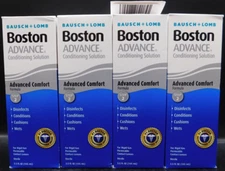 4 Pk Bausch + Lomb Boston Advance Conditioning Solution 3.5Fl Oz Ea Exp:4/27 New