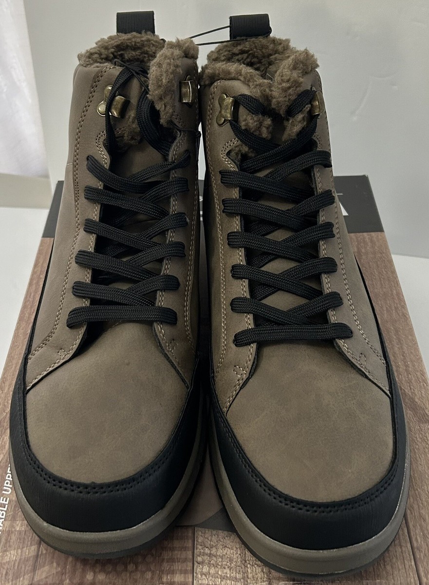 Weatherproof Men's Cold Weather Lined Sneaker Boot Shoes, Logjam