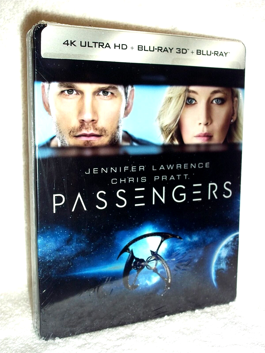 Passengers (4K/Blu-ray, 2020, STEELBOOK) Jennifer Lawrence Chris