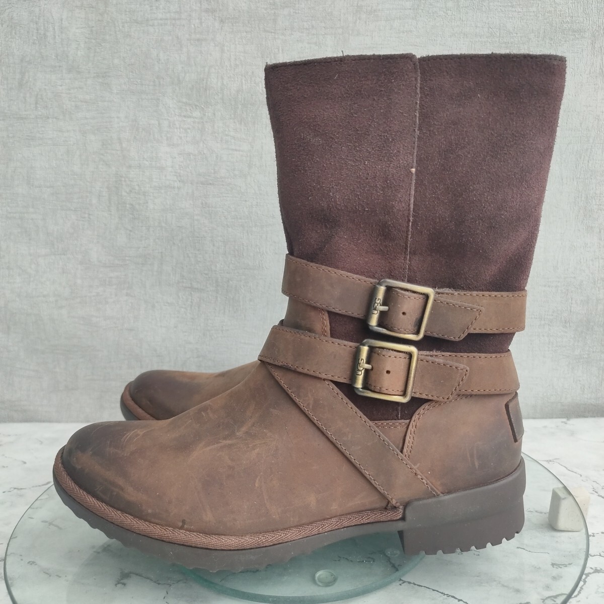 Fur Ugg Lorna Brown UGG LORNA COCONUT SHELL WATERPROOF LEATHER