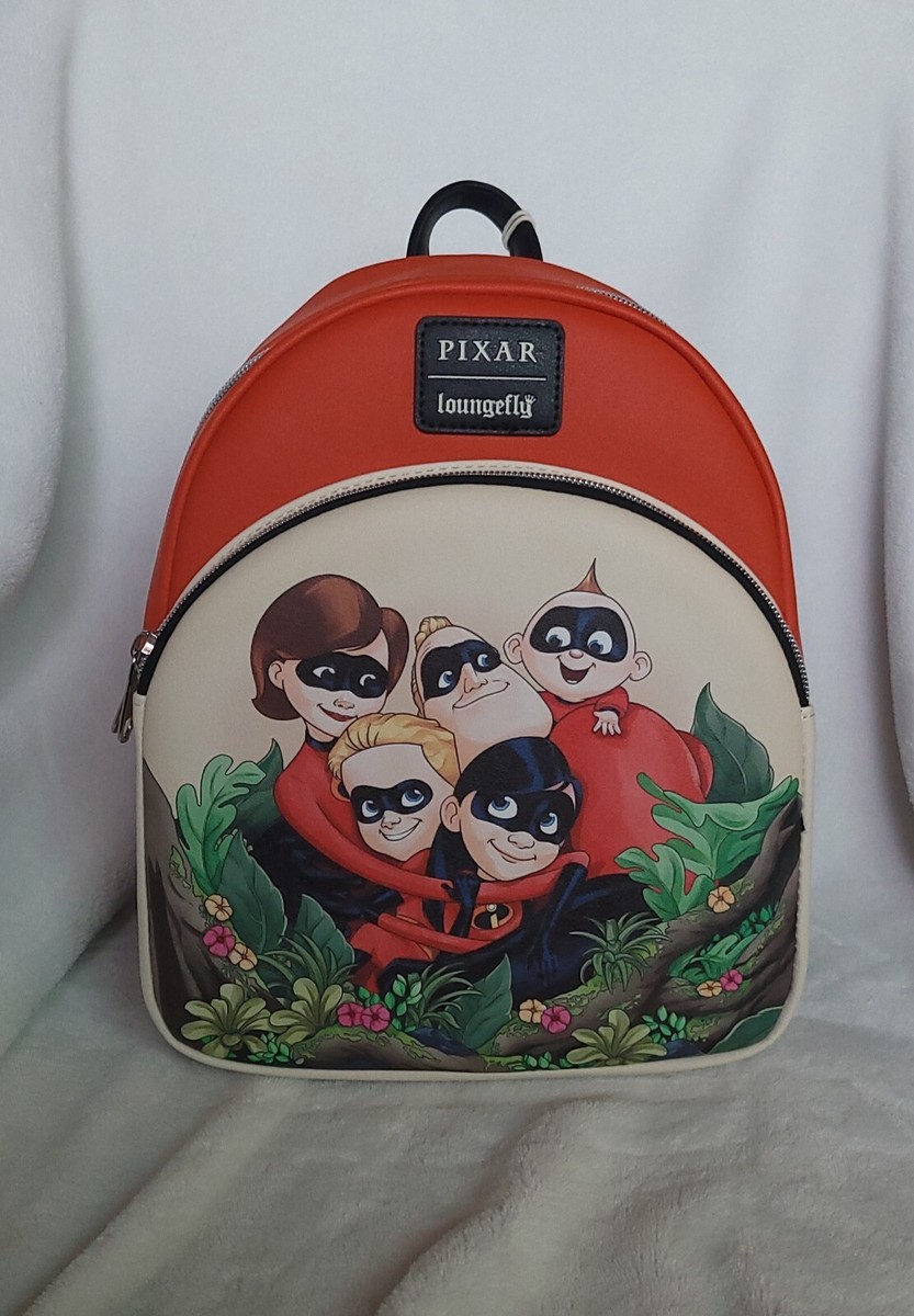disney the incredibles mini backpack Loungefly Disney Pixar The Incredibles Family Mini Backpack
