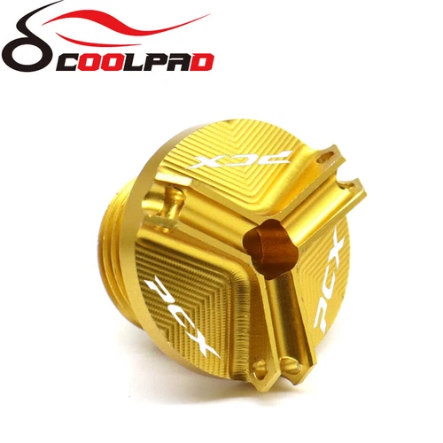 Tornillo de cubierta de tapón de taza de filtro de aceite de motor para HONDA PCX125/PCX150/PCX160 - Imagen 4 de 7