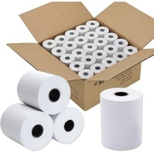 Karat 2 1/4" x 50' Thermal Paper Rolls - White - 50 ct, GS-TR225050
