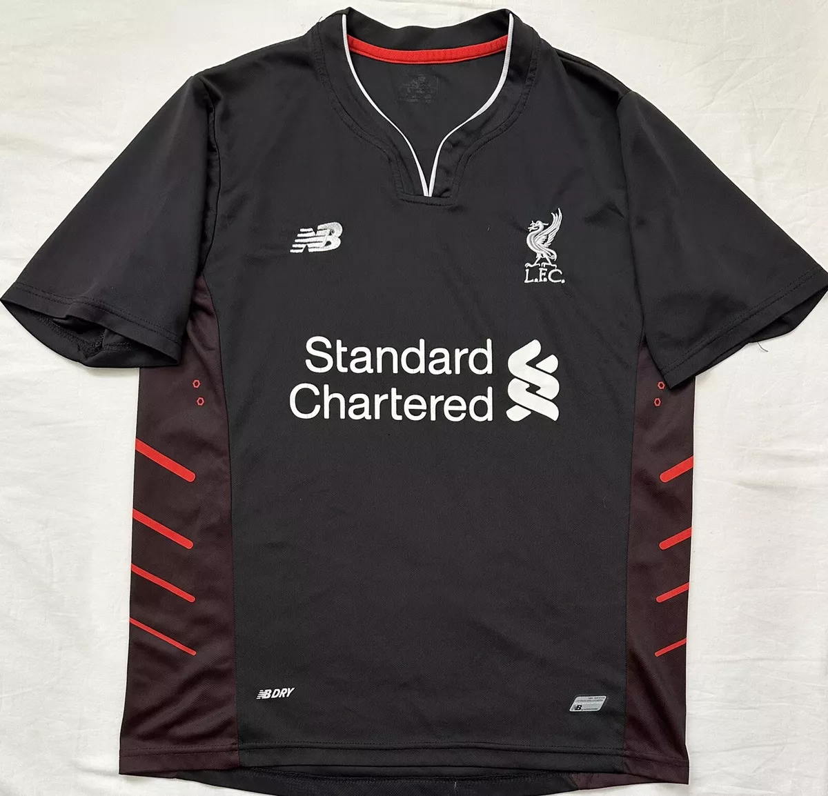 Representación Serafín Temporizador New Balance Pre-Owned Liverpool FC Black Soccer Jersey Women Sz: XLarge |  eBay