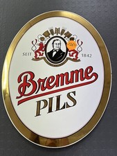 Insegna smaltata Bremme Pils Wuppertal Carl Bremme