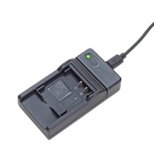 SLIM LED Battery Charger for Panasonic CGA-S007 / Lumix DMC-TZ1 TZ2 TZ3 TZ4 TZ5