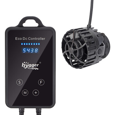 hygger Mini Wave Maker Aquarium Magnetic DC Powerhead LED Display Controller