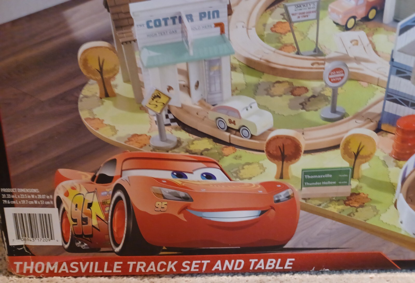 NEW Kidkraft Disney Pixar Cars 3 Thomasville Track Set & Table Rare