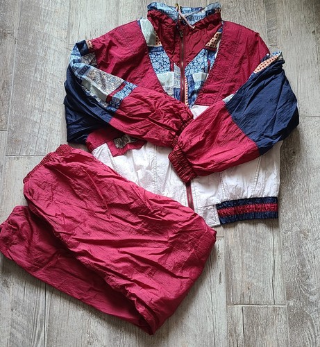 Rivers Edge Vintage Sport Full Track Suit Jacket & Pants Women's Size Large