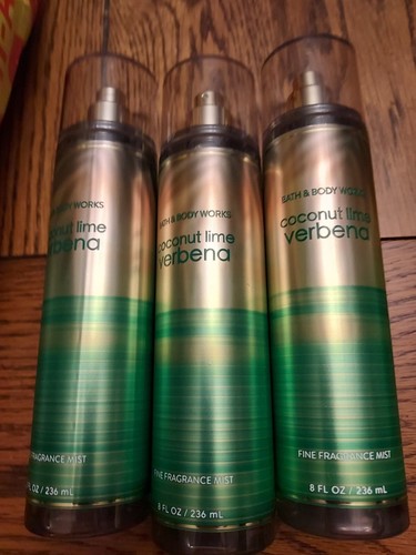 BATH AND BODY WORKS / COCONUT LIME VERBENA / FINE FRAG MIST X 3