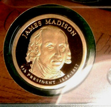 2007 S [JAMES MADISON PROOF] Presidential Dollar Prices | Ungraded
