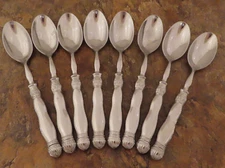 Southern Living Gallery Set of 8 Oval Soup Spoons SLAH Stainless Flatware Lot Z