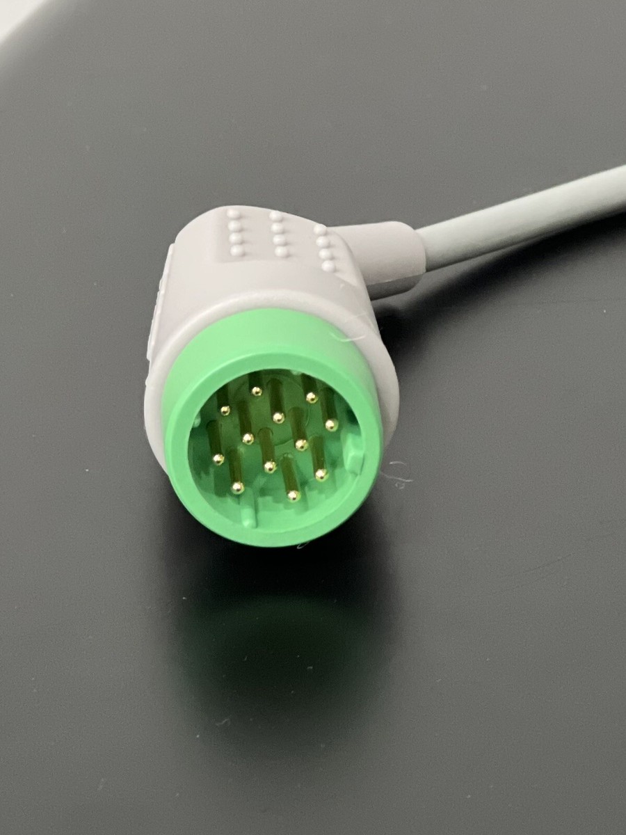 Compatibile Con Medtronics Physio Control ECG Monor Lifepak 12 Lifepak 20 Cavo ECG A 12 Derivazioni 10K Resistore Defibrillato - Foto 10