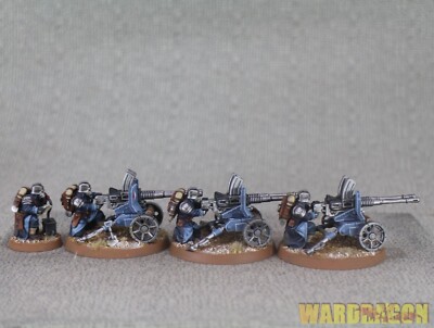 Warhammer 40K WDS painted Astra Militarum Krieg Heavy Weapons