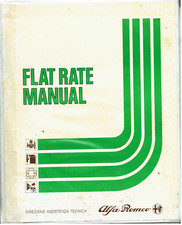 ALFA ROMEO 33 ,  75 , 90 , SPIDER S3 & SPRINT ORIGINAL 1988 REPAIR TIMES BOOK