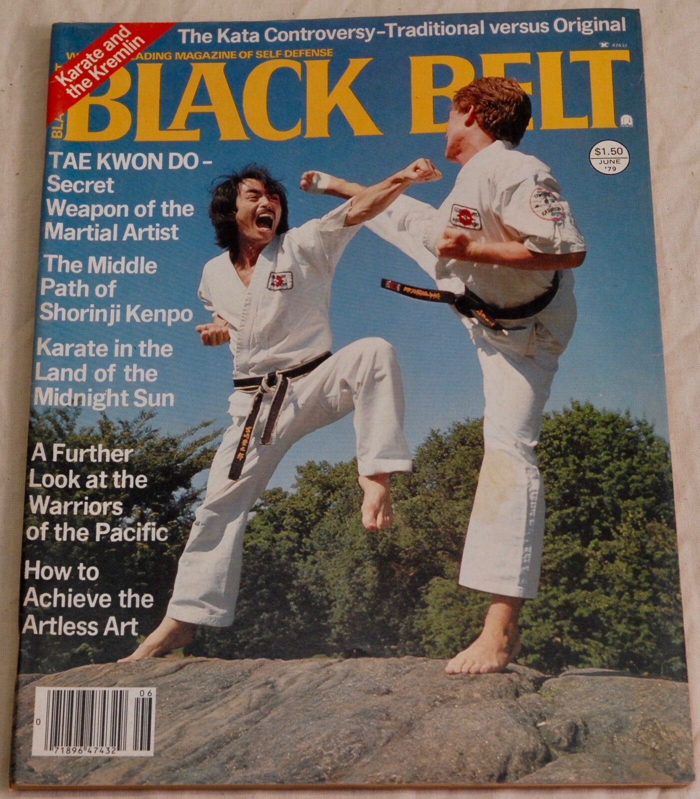 BLACK BELT Magazine June 1979 MARTIAL ARTS Tae Kwon Do ShorinjiKempo