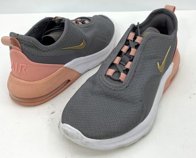 nike women's air max motion 2 shoes grey and peach