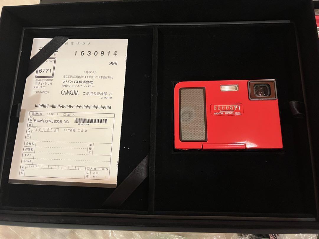 Olympus Ferrari DIGITAL MODEL 2004 3.2 MP limited 10000 Olympus Ferrari DIGITAL MODEL 2004 3.2 MP limited 10000