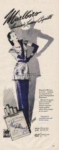 1944-Marlboro-America-039-s-Luxury-Cigarette-WW-II-era-Philip-vintage-magazine-ad