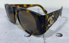 CHANEL Matrasse Bekko Pattern Sunglasses 01450 91235 USed from JAPAN