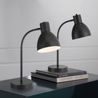 360 Lighting Piper Adjustable Gooseneck Black USB Desk Lamps Set of 2