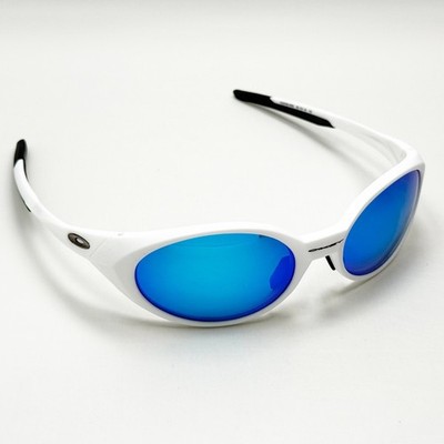 Oakley Eye Jacket Redux OO9438 White Frame Sapphire Iridium