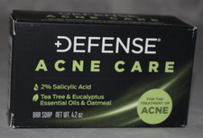 Defense Acne Care Tea Tree Eucalyptus Bar Soap 4.2oz Brand New