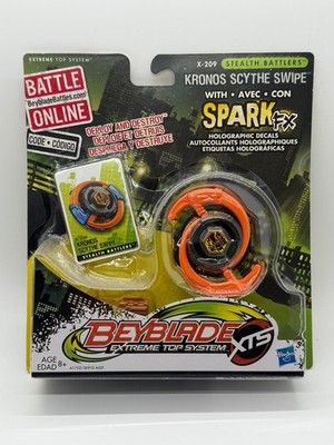 Beyblade XTS Stealth Battlers - KRONOS SCYTHE SWIPE Spark FX Top 