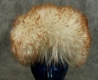 VINTAGE GENUINE TUSCAN DYED LAMB SKIN FUR HAT Made in ITALY STUNNING!