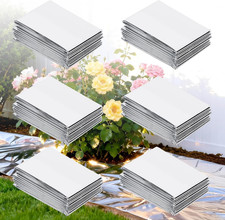 6 Pack High Silver Reflective Mylar Film,83"X63" Mylar Sheets for Plant Growth