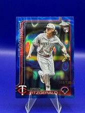 Ryan Fitzgerald 2025 Topps Chrome Update Blue Lava Refractor /150 #USC8 RC Twins