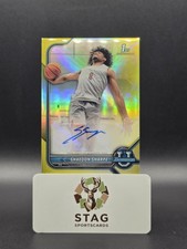 Shaedon Sharpe Bowman 2021/22 Yellow /75 Auto