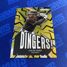 2025 Panini Prizm Baseball - Leo De Vries DINGERS! #15 San Diego Padres