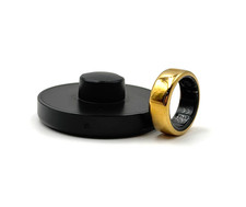 Oura Ring Gen 3 Horizon - Titanium - Size 07 - Gold - HEAVILY SCRATCHED