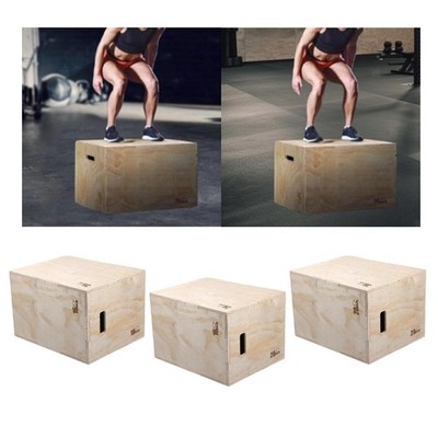 Holzbox Agility Box Multifunktional Step -up -Gehäuse Plyometrischer Sprungfall