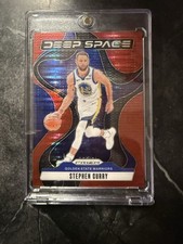 2024-25 Panini Prizm - Deep Space Stephen Curry #10 Red Pulsar Prizm /75
