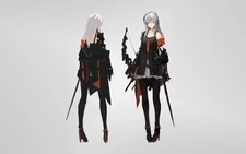 Anime girls pixiv fantasia t archer natus simple Custom Gaming Mat Desk