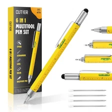 Cutier Cool Pen Gifts for Men, 6-in-1 Multi Tool Tech Pen Gadgets Tools for M...
