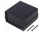 Y: 85mm black Z: 48mm X: 80mm MINI CAB Enclosure: with panel