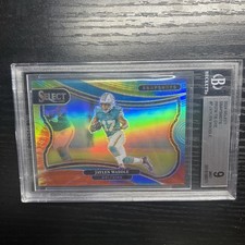 2024 Panini Select - Snapshots Jaylen Waddle #7 Tie-Dye Prizm /25