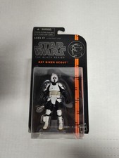 Star Wars 07 Biker Scout Trooper 3.75  Black Series Action Figure Hasbro Sealed