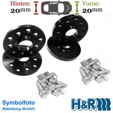 HR Spurverbreiterung schwarz VA & HA 20mm für Mercedes-Benz SLK R172 11-25 HR Spurverbreiterung schwarz VA & HA 20mm für Mercedes-Benz SLK R172 11-25